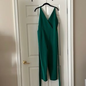 ASOS Green Wrap Jumpsuit
